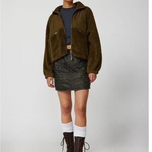 NWT URBAN OUTFITTERS Urban Renewal Black Quilted Miniskirt